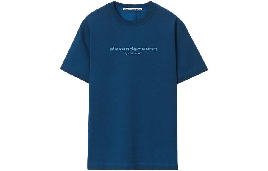 Alexander Wang Logo embossed Cotton T shirt