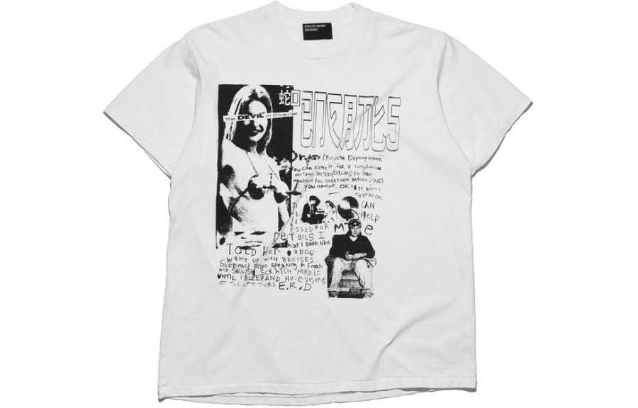 ENFANTS RICHES DEPRIMES T Shirt Men's Faded White