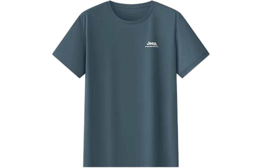 Jeep T Shirts Men's Crew Neck Moderate Straight Fit