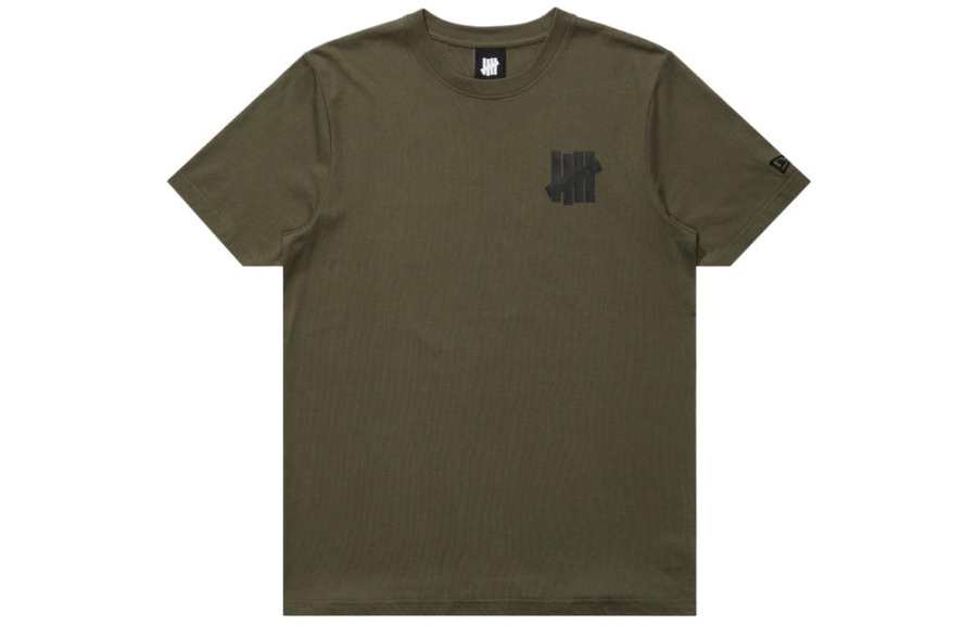 UNDEFEATED X New Era UNDEFEATED X New Era T Shirts Unisex Crew Neck Moderate Straight Fit
