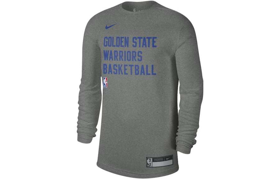 Nike Nike Dri Fit T Shirts Men's Gray Crew Neck Moderate Straight Fit