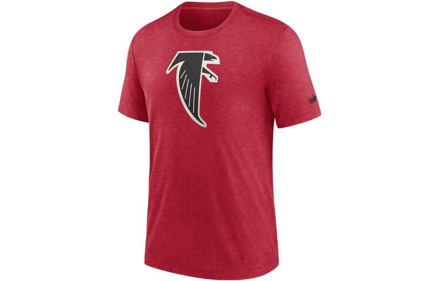 Nike Nike T Shirts Men's Red Crew Neck Moderate Straight Fit