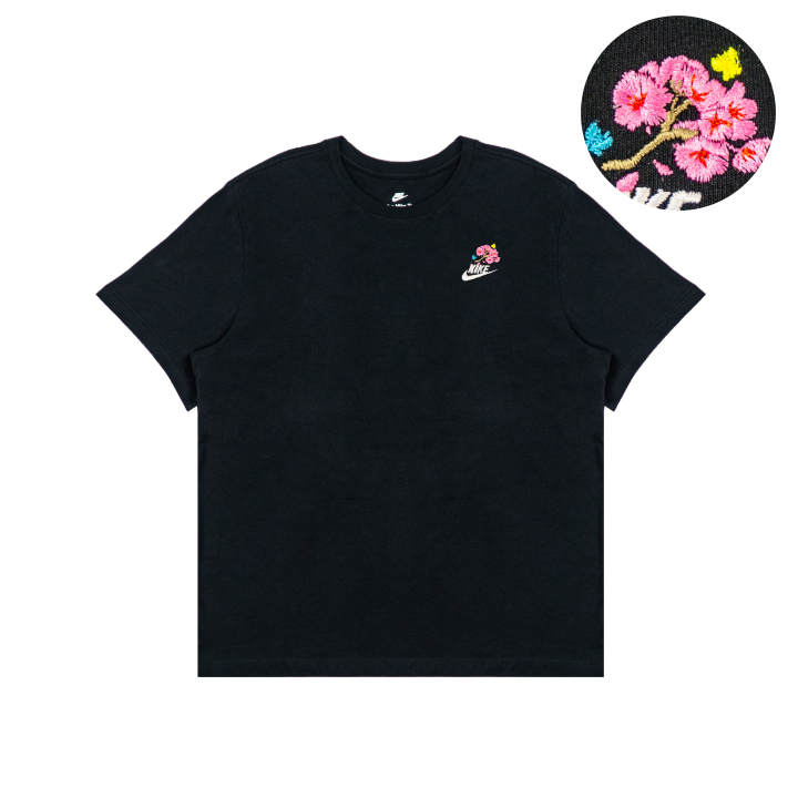 Nike Nike T Shirts Unisex Black Crew Neck Moderate Straight Fit