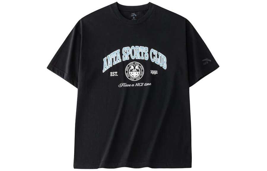 ANTA Anta Life Collection T Shirt Men's Basic Black