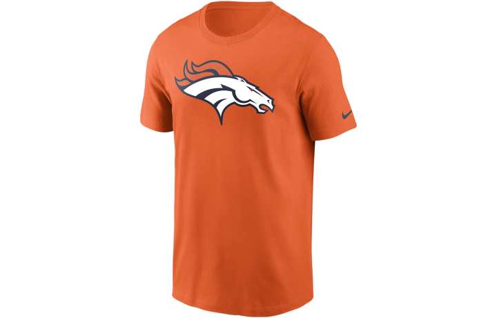 Nike Nike T Shirts Men's Saffron Crew Neck Moderate Straight Fit