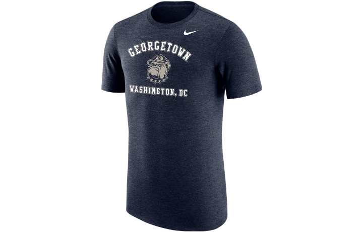 Nike Nike T Shirts Men's Marine Blue Crew Neck Moderate Straight Fit