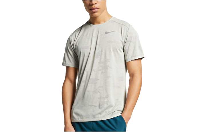 Nike Nike T Shirts Men's Dark Gray Crew Neck Moderate Straight Fit