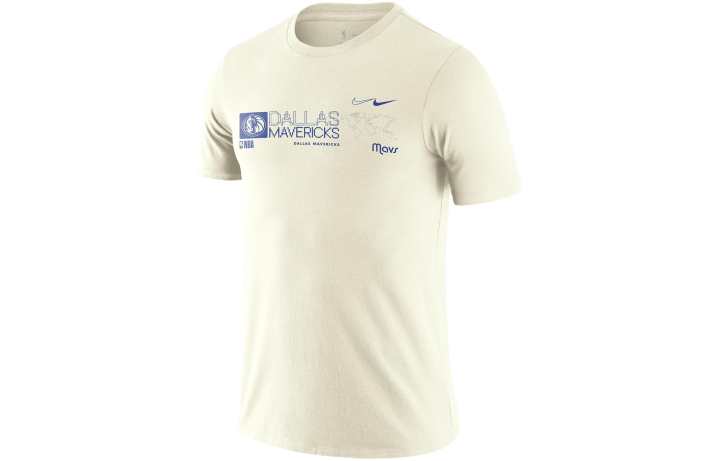 Nike Nike Dallas Mavericks Essential T Shirt Dallas Mavericks Men's Ecru