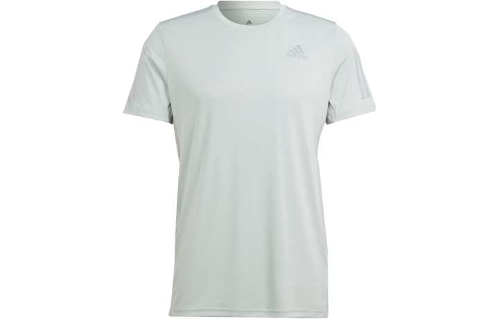 Adidas Adidas T Shirts Men's Light Green Crew Neck Moderate Straight Fit
