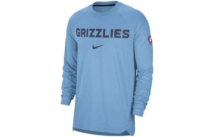 Nike Nike T Shirts Men's Light Blue Crew Neck Moderate Straight Fit