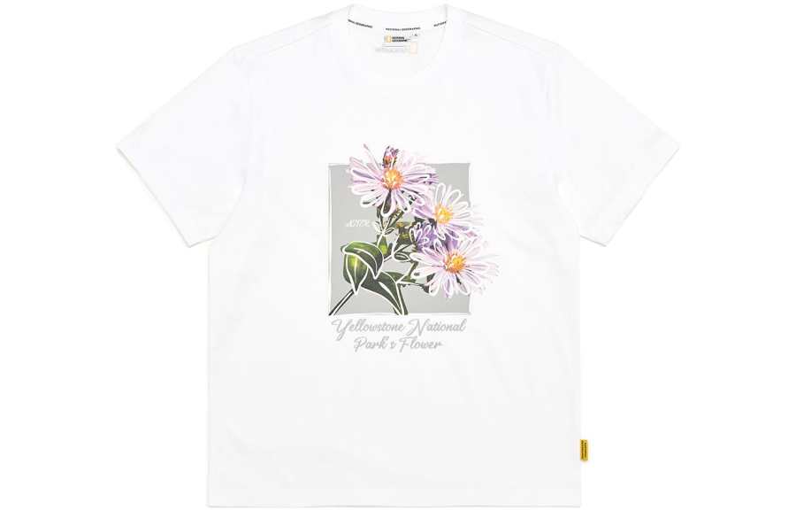 NATIONAL GEOGRAPHIC T Shirts Unisex Crew Neck Moderate Straight Fit