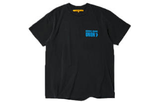 Union T Shirts Men's Vintage Black Crew Neck Moderate Straight Fit