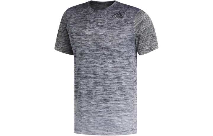 Adidas Adidas T Shirts Men's Gray Crew Neck Moderate Straight Fit