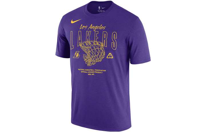 Nike Nike Los Angeles Lakers Courtside Max90 Men's Nike Nba T Shirt