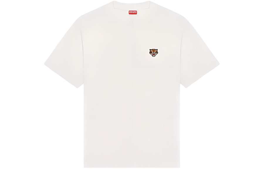KENZO Lucky Tiger Embroidered Crewneck T-Shirt