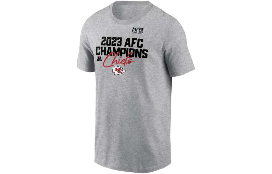 Nike Nike Kansas City Chiefs 2023 AFC Champions Roster T Shirt Men's Gray