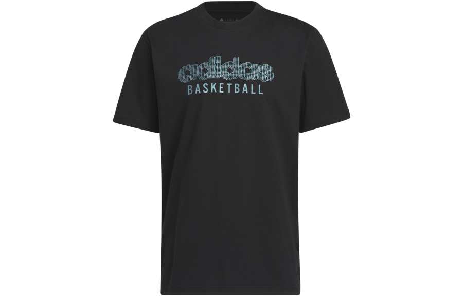 Adidas Adidas T Shirts Men's Black Crew Neck Moderate Straight Fit