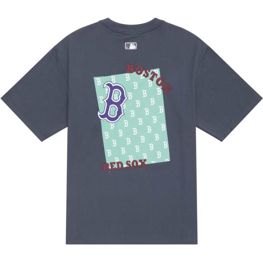 MLB MLB MONOGRAM SS24 T Shirt Unisex Dark Gray
