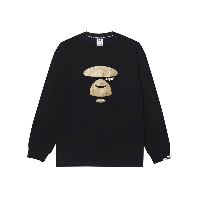 Aape T Shirts Men's Crew Neck Moderate Straight Fit