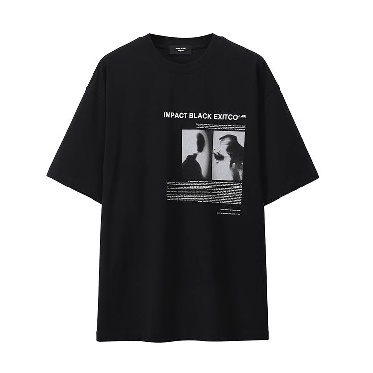 BLACK OF EXIT T Shirts Unisex Crew Neck Moderate