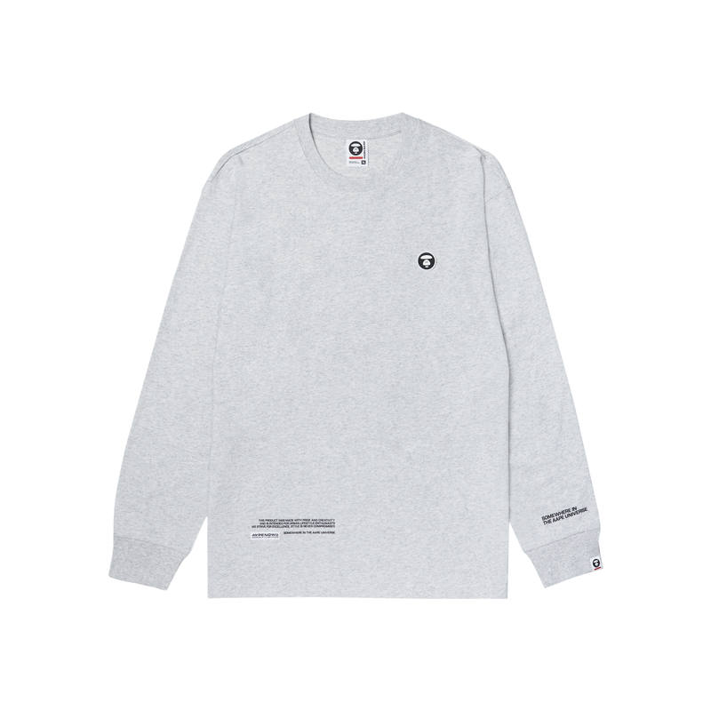 Aape Aape Logo-patch Long-sleeve Cotton T-shirt