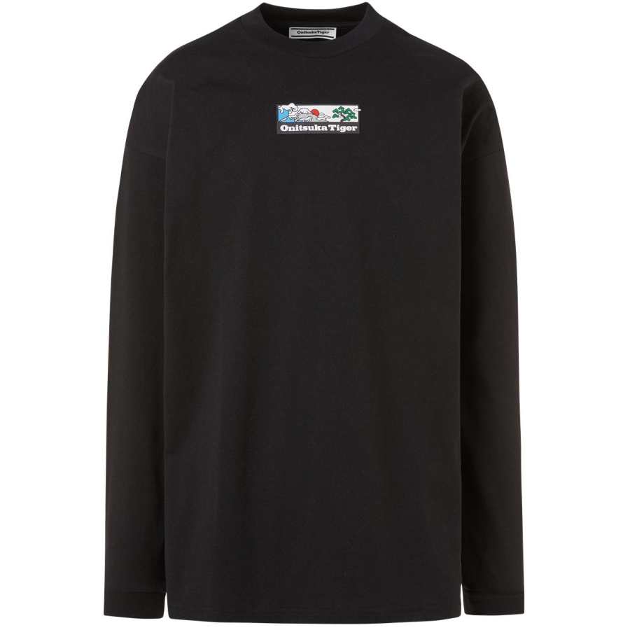 Onitsuka Tiger T Shirt Unisex Black