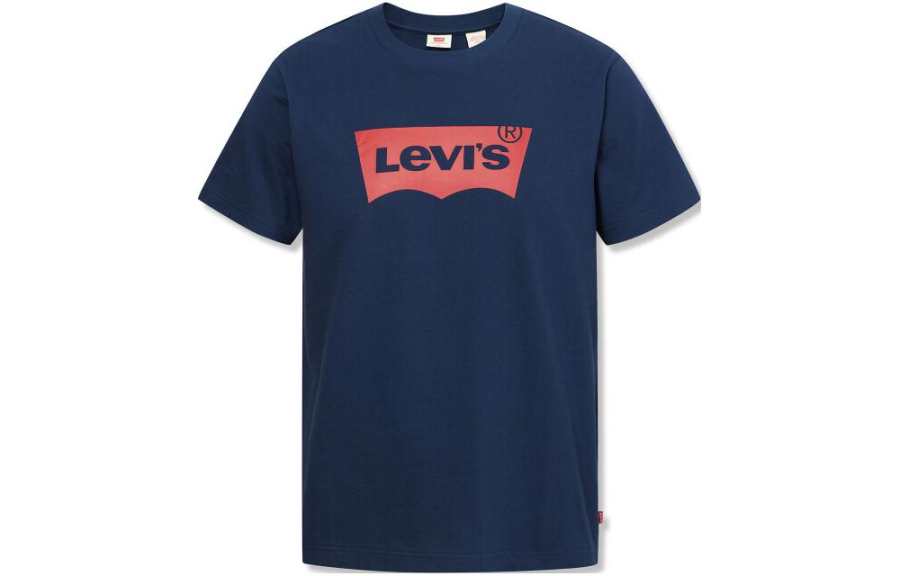 Levis Levis T Shirts Men's Blue Crew Neck Moderate Other
