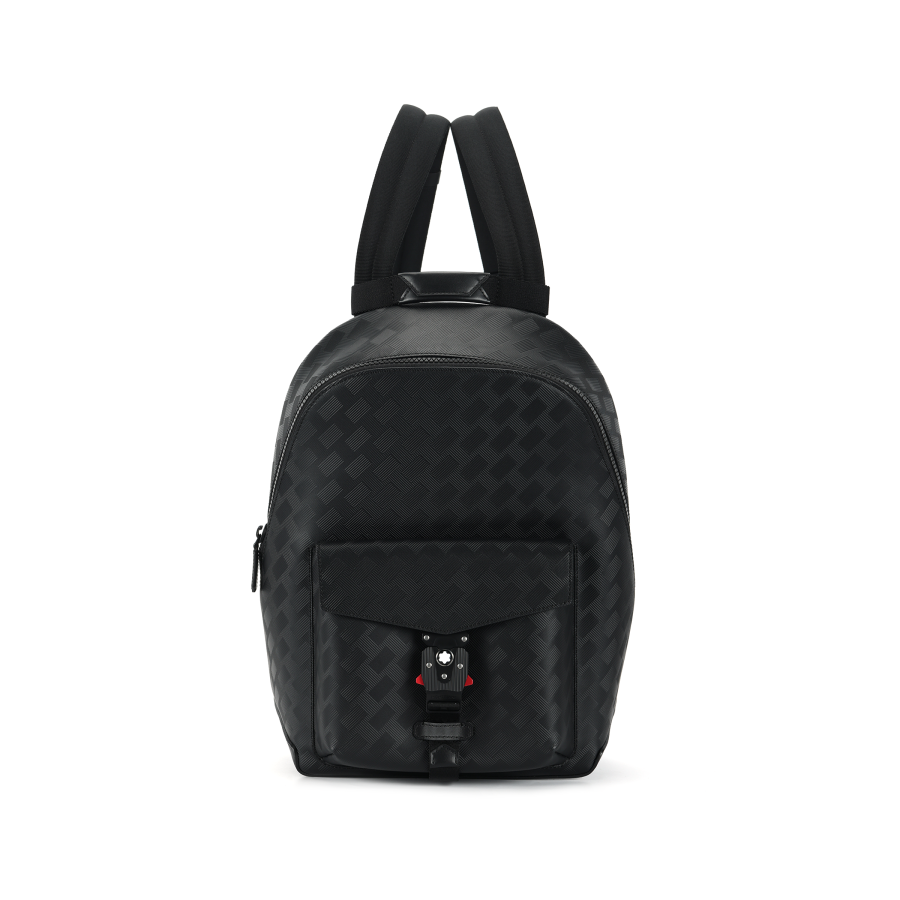 MONTBLANC MONTBLANC Grain Cow Leather Backpack Men's Black