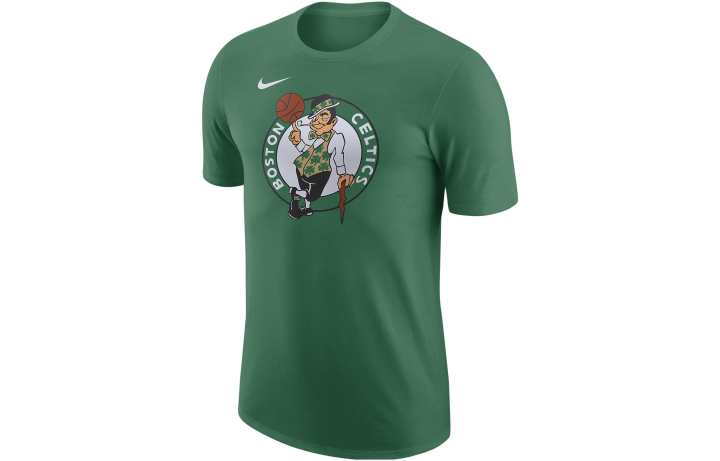 Nike Nike T Shirts Men's Green Crew Neck Moderate Straight Fit