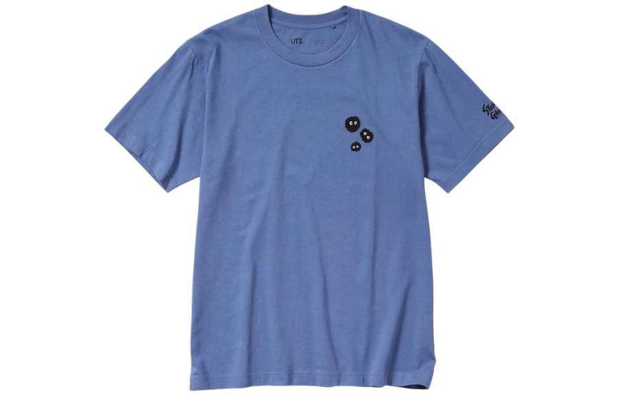UNIQLO x JIBOLIGONGZUOSHI,LIANMINGKUAN SS24 T Shirt Unisex Blue