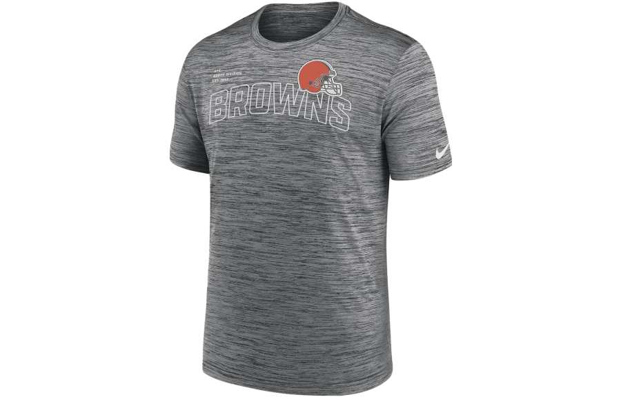 Nike Nike T Shirts Men's Gray Crew Neck Moderate Straight Fit