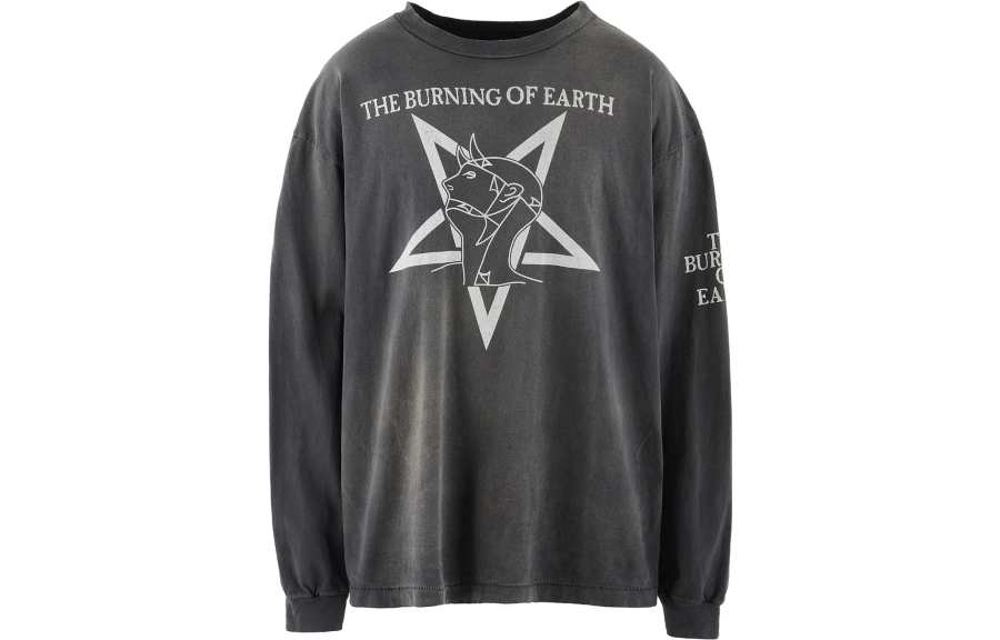 SAINT Mxxxxxx Burn Of Earth Long-Sleeve Tee