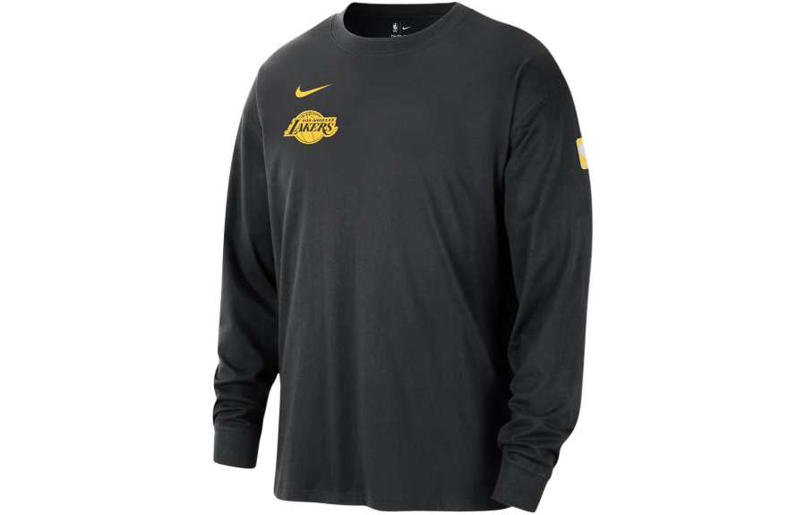 Nike Nike Los Angeles Lakers Courtside T Shirt Los Angeles Lakers Men's Black