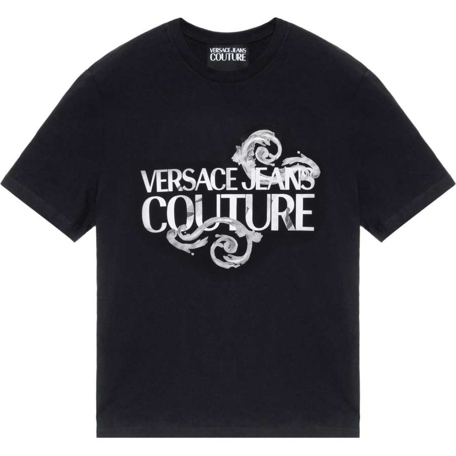 VERSACE JEANS COUTURE Logo-Printed Crewneck T-Shirt