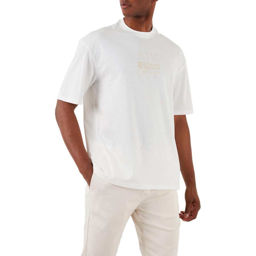 ARMANI EXCHANGE ARMANI EXCHANGE Logo Printed Crewneck T Shirt