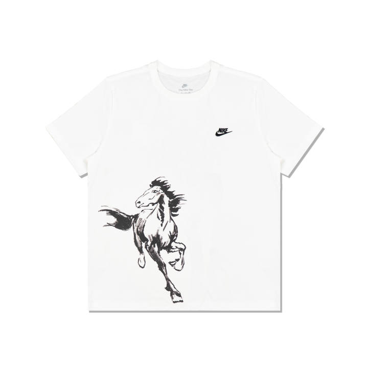 Nike Nike T Shirts Unisex White Crew Neck Moderate Straight Fit