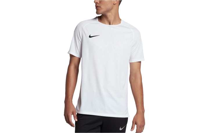 Nike Nike T Shirts Men's White Crew Neck Moderate Straight Fit