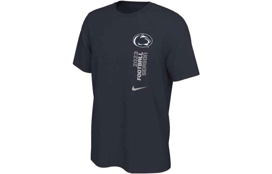 Nike Nike T Shirts Men's Marine Blue Crew Neck Moderate Straight Fit