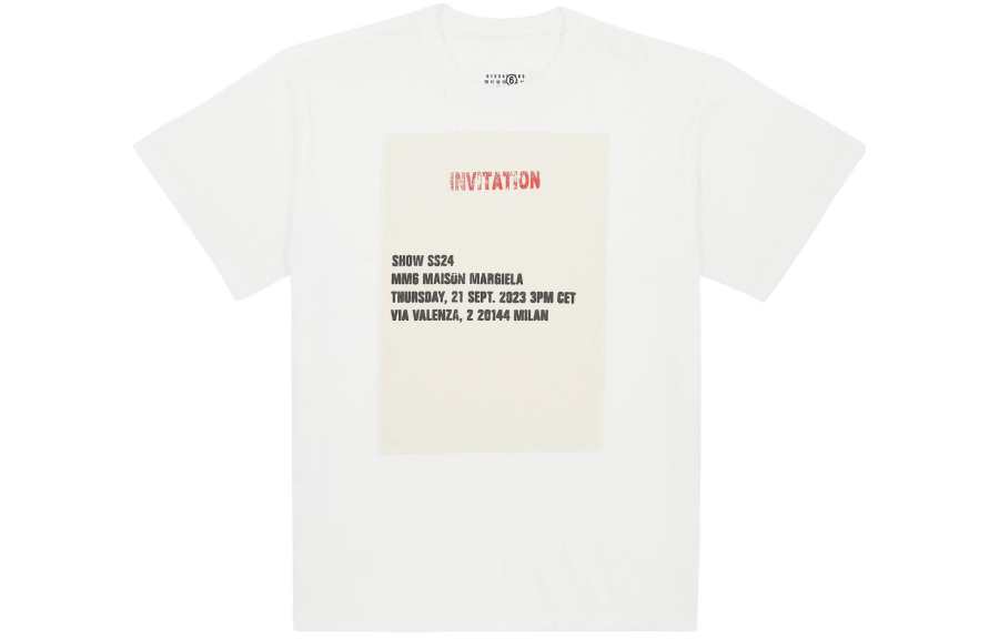 MM6 Maison Margiela Basic Crewneck Jersey T Shirt