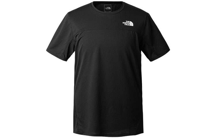 THE NORTH FACE T Shirts Men's Black Crew Neck Moderate Straight Fit