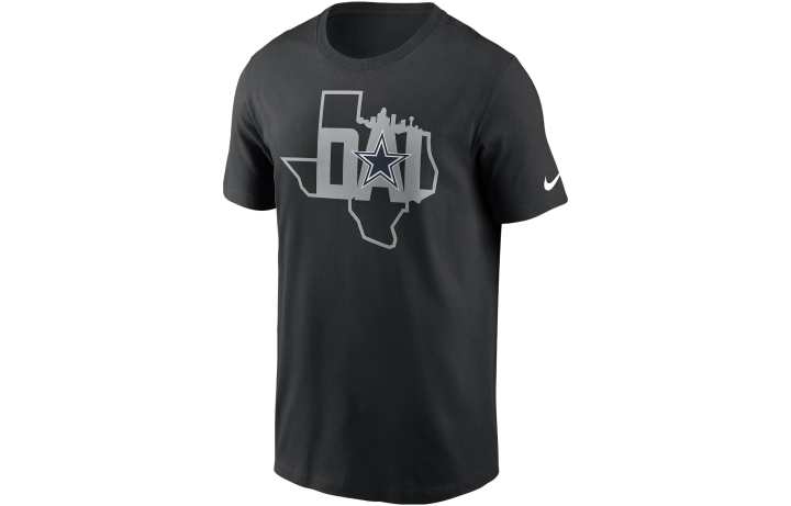 Nike Nike T Shirts Men's Black Crew Neck Moderate Straight Fit