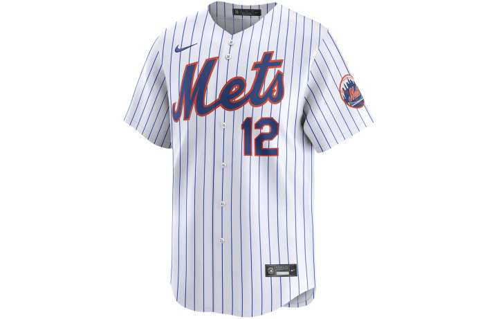Nike Nike Francisco Lindor New York Mets Men's Nike Dri FIT Adv Mlb Limited Jersey