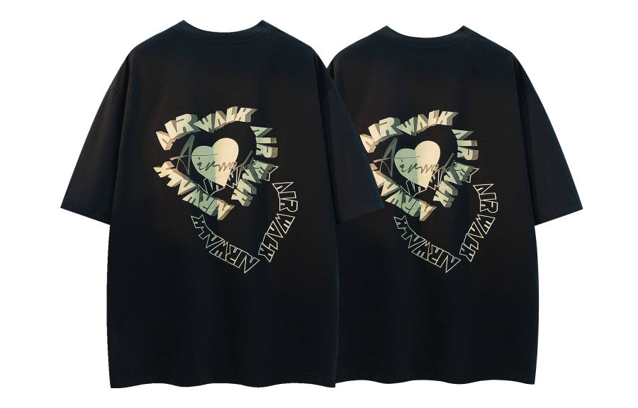 Airwalk T Shirts Unisex Crew Neck Thin Straight Fit