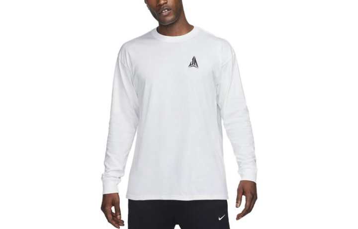 Nike Nike T Shirts Men's White Crew Neck Moderate Straight Fit