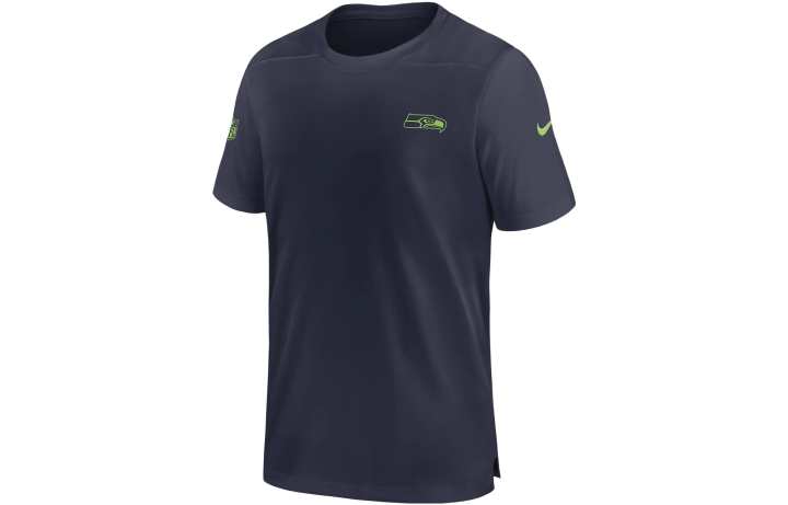 Nike Nike T Shirts Men's Marine Blue Crew Neck Moderate Straight Fit