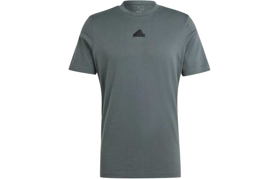 Adidas Adidas T Shirts Men's Gray Crew Neck Moderate Straight Fit