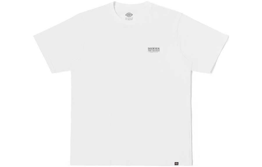 Dickies Dickies T Shirts Men's White Crew Neck Moderate