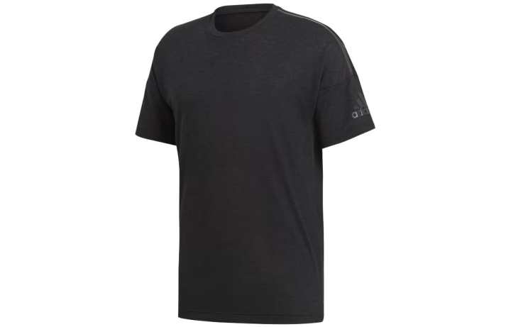 Adidas Adidas T Shirts Unisex Black Crew Neck Thin Straight Fit