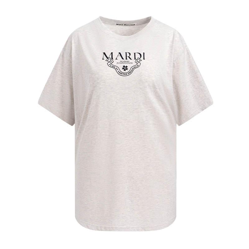 MARDI MERCREDI T Shirts Unisex Crew Neck Moderate Straight Fit