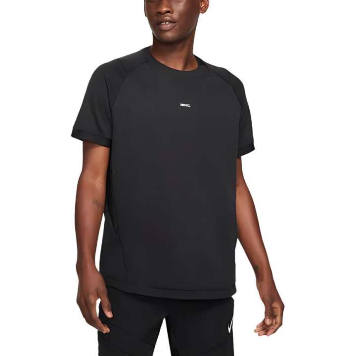 Nike Nike T Shirts Men's Black Crew Neck Moderate Straight Fit